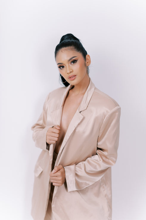 GS Party: Tracy Oversized Blazer and Maxi Skirt Set